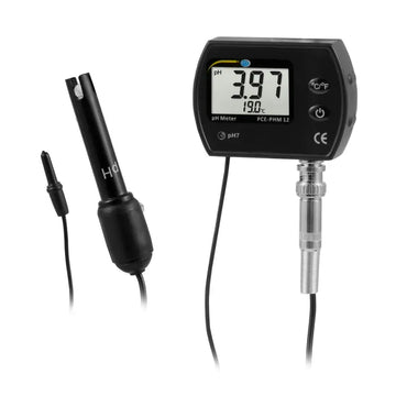 Ψηφιακό pHμετρο PCE Instruments PCE-PHM 12 με οθόνη LCD και ηλεκτρόδιο pH με καλώδιο για ενυδρείο