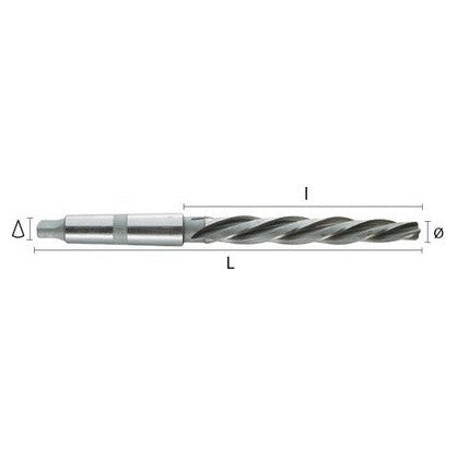 4108 - Αλεζουαρ Κωνικής Εισόδου Ελίκωσης 25° Morse HSS