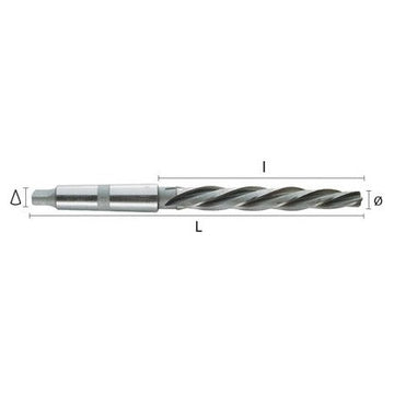 4108 - Αλεζουαρ Κωνικής Εισόδου Ελίκωσης 25° Morse HSS