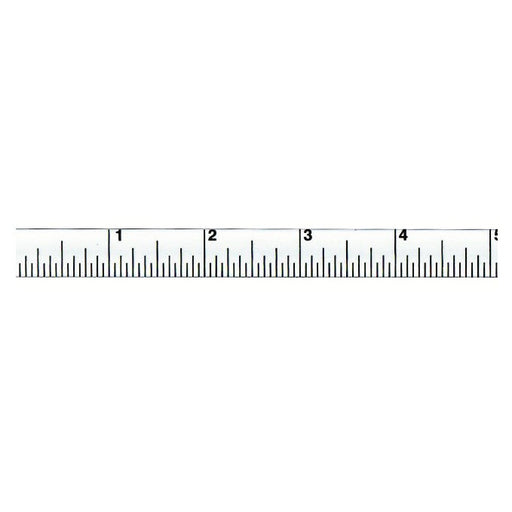 Αυτοκόλλητη Μετροταινία Ατσάλινη Inches 1/16