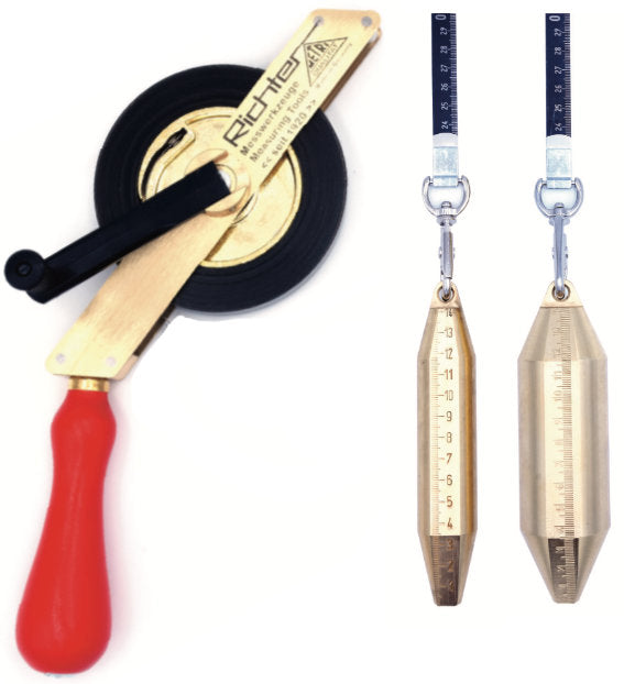 Stainless Steel Tank Measuring Tape - Brass Frame (Without Weight)