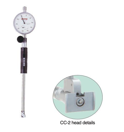 Cylinder gauge with flat head (Dial not included)