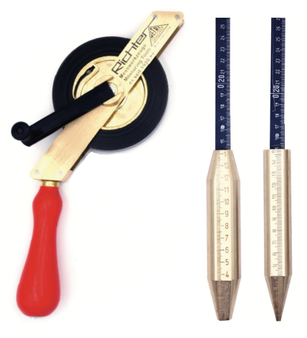 Stainless Steel Tank Measuring Tape - Brass Frame (Without Weight)