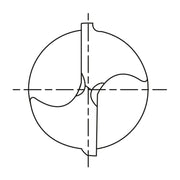 Κεντροτρύπανο 90° Καρβιδίου Yg