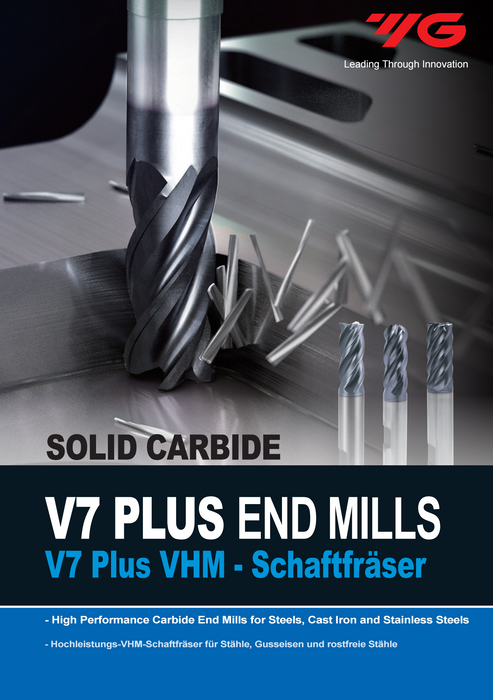 Endmill 6 Flute Carbide V7 Plus