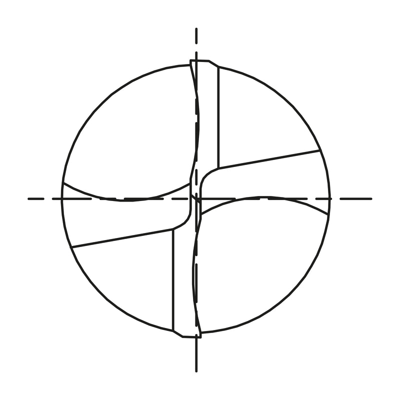 DREAM DRILLS Τρυπανια Καρβιδιου Flat Bottom Yg