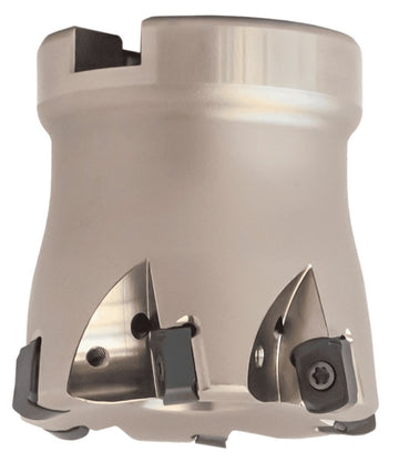 YG-1 ENMX-S High Feed face mill with ENMX inserts and through coolant, metal shell mill