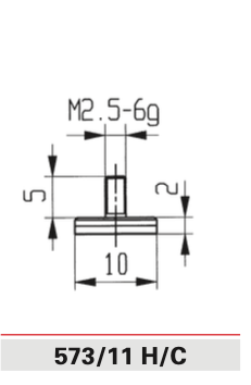 Tips for Dial Indicator Carbide - Ceramic