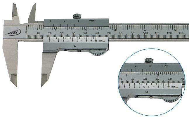 Παχυμετρο Βερνιερος Σούστας & Βίδας <150mm Preisser
