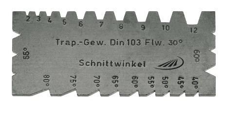 Καλίμπρα Σπειρωμάτων - 30° Τραπεζοειδή, 55° Whitworth, 60° Metric & Unified , Ατσαλάκια Τόρνου γωνία Β 40°-80° Preisser