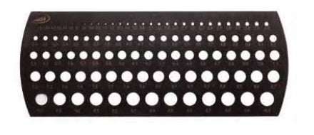 Καλίμπρα Τρυπανιών - 0.1-10 mm / 0.1mm Preisser