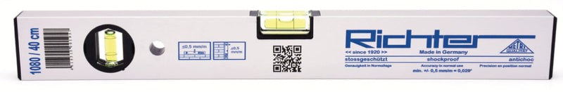 Αλφάδι Ελαφρύ Ανοδειωμένου Μετάλλου με 2 Φυσαλίδες Richter