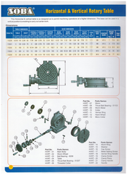 Περιστρεφόμενο Τραπέζι Διαιρέτης 110-250 mm Soba