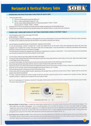 Περιστρεφόμενο Τραπέζι Διαιρέτης 110-250 mm Soba