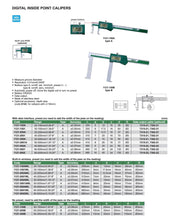 Παχύμετρο Εσωτερικό - Κυλινδρικές Ακίδες - για Εσοχές/Αυλάκια 0.01 mm Insize