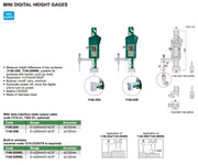 Μινι Υψομετρικός Γράφτης Insize