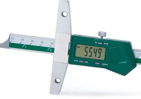 Bαθύμετρο Ψηφιακό - Με προέκταση πέλματος Insize