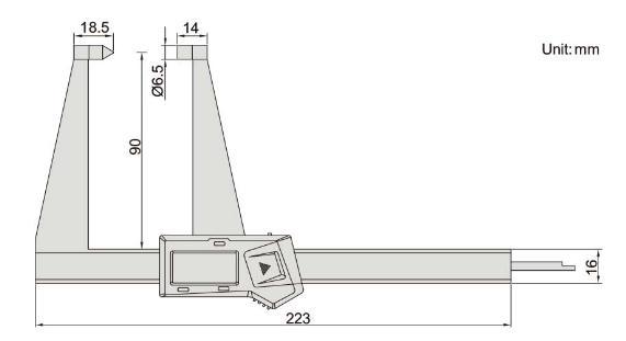Παχύμετρο για Δισκόφρενα Insize