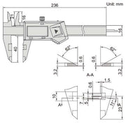 Παχυμετρο για Ακροδεκτες Καλωδιων-ΚΩΣ Insize