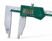 Ψηφιακό παχύμετρο Insize 1170 με πράσινη οθόνη LCD και μεταλλικές σιαγόνες μέτρησης, ένδειξη 22,03 mm