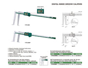 Παχύμετρο Ακίδων Εσωτερικό - για Εσοχές/Αυλάκια Insize