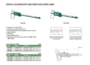 Παχύμετρο με ανω σιαγωνες ιδιας κατευθυνσης Insize