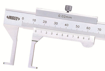 Insize 1262-150A inside groove caliper with flat points, vernier scale 0.02 mm