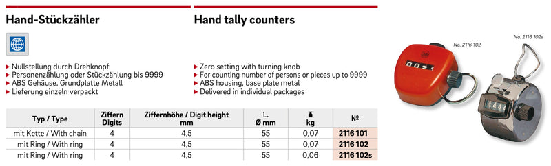 Counter Μετρητης Προσωπικού GERMANY Ultra