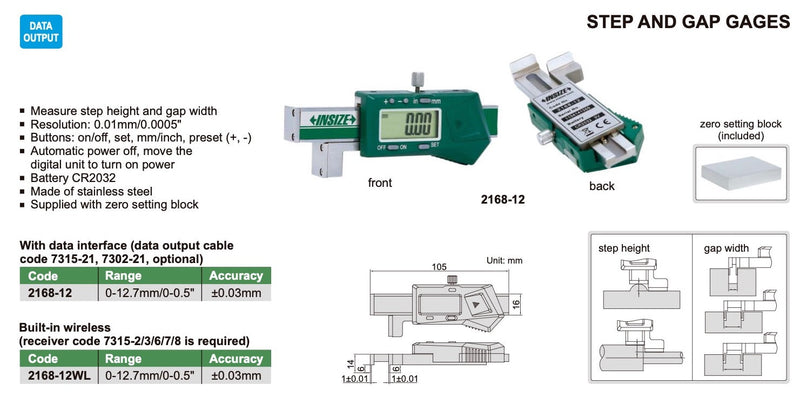 Παχύμετρο Ειδικών Χρησεων Insize