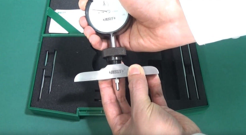 Βαθύμετρο Ωρολογιακό Αναλογικό - Με προεκτάσεις Insize