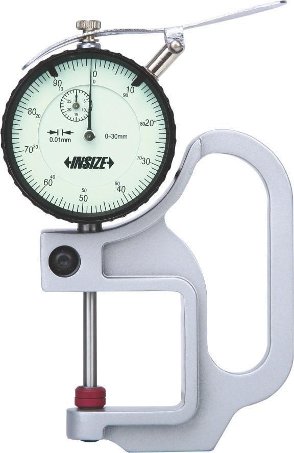 Παχύμετρο μέτρησης χαρτιού, δέρματος (μαλακά υλικά) - Κεραμικά Πέλματα Insize