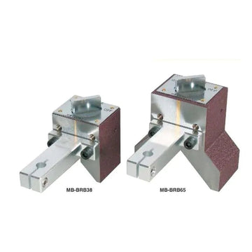 Hogetex 2K09.1.01 magnetic V-block, metal clamping block with V-groove and clamp arm, 2 sizes