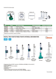 ΣΕΤ Μικρόμετρο 3 επαφών 0.001mm Insize