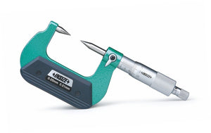 Micrometer with conical tips