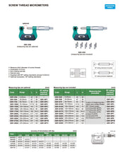 Μικρόμετρο για Pitch Diameter Σπειρωμάτων Insize