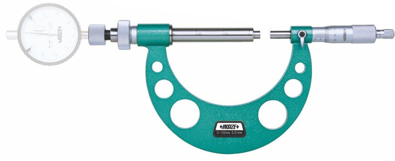 Μικρόμετρο Αναλογικό που πέρνει ρολόι Insize