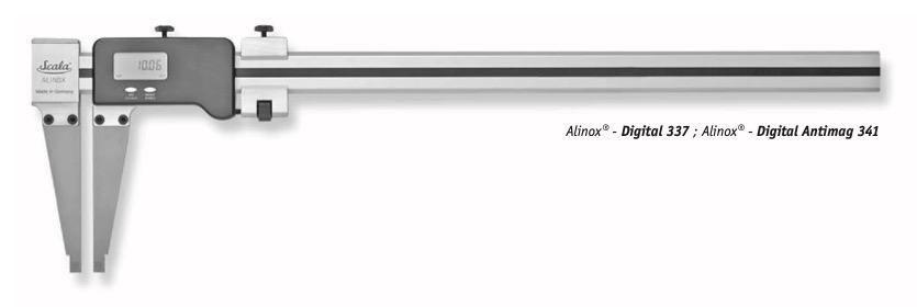 341 - Παχύμετρο ALINOX Digital Antimag Μεγάλοι Σιαγώνες