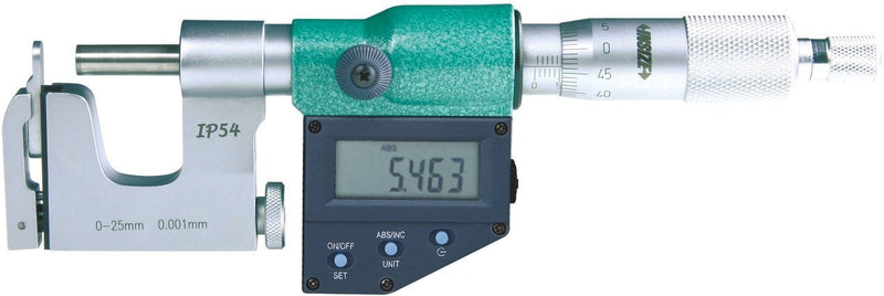 Μικρόμετρο Ψηφιακό με εναλλασσόμενο πέλμα Insize