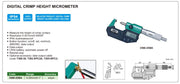 Μικρόμετρο Ψηφιακό Crimp Insize