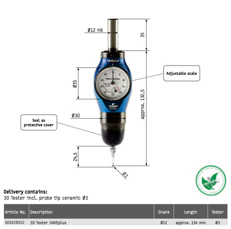 Μηδενιστής Φρέζας ΧΥΖ Tschorn