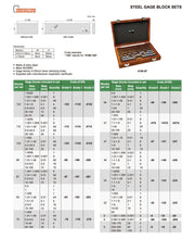 Πρότυπα Πλακίδια Johansson Gage Blocks GG2 Insize