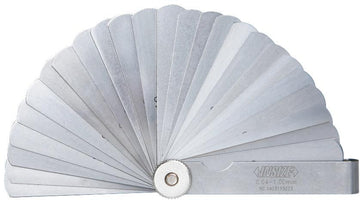 Φίλερ Insize 4601 ατσάλινο 75 mm, σε βεντάλια με μεταλλική λαβή και χαραγμένες διαστάσεις mm