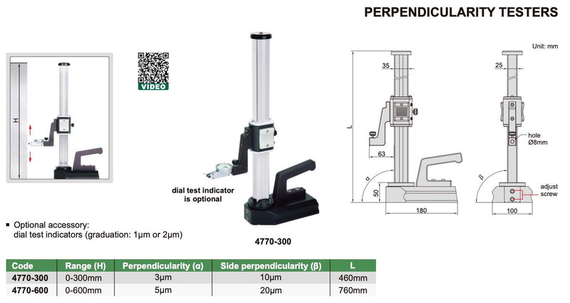 Έλεγχος Καθετότητας Insize