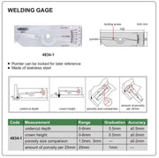 Παχύμετρo Ηλεκτροσυγκόλλησης Insize