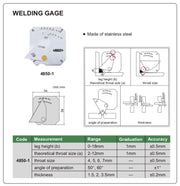 Παχύμετρo Ηλεκτροσυγκόλλησης Insize