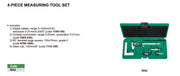 Σετ 4 Οργάνων Μέτρησης Insize