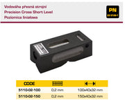 Αλφάδι Ακριβείας Μικρό 100 mm -  0.2mm/m Kinex