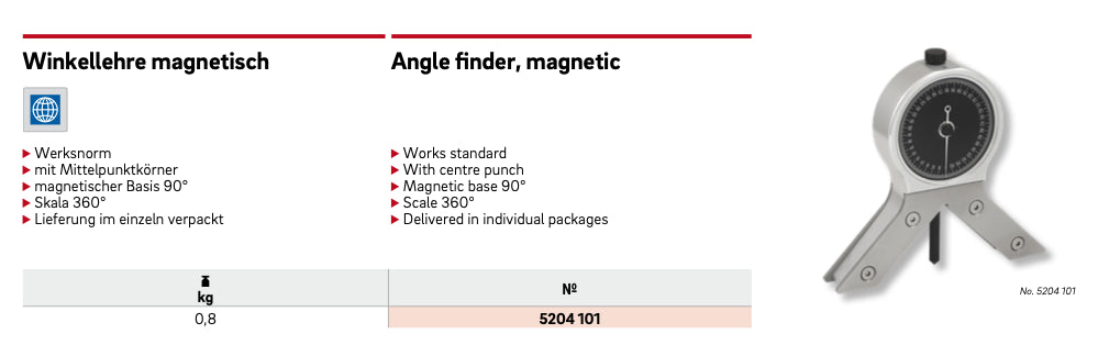 5204101 - Κλισιόμετρο - με Μαγνήτες
