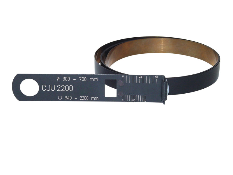 Ταινία περιφέρειας τσερκομετρο - διαμέτρου - Teflon Μαύρο 0.1 mm Ultra