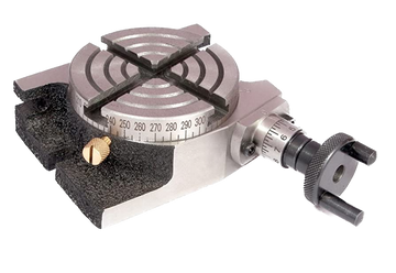Περιστρεφόμενο τραπέζι Soba 111300 MINI Ø75-100 mm με βαθμονομημένη κλίμακα και χειροστρόφαλο ρύθμισης
